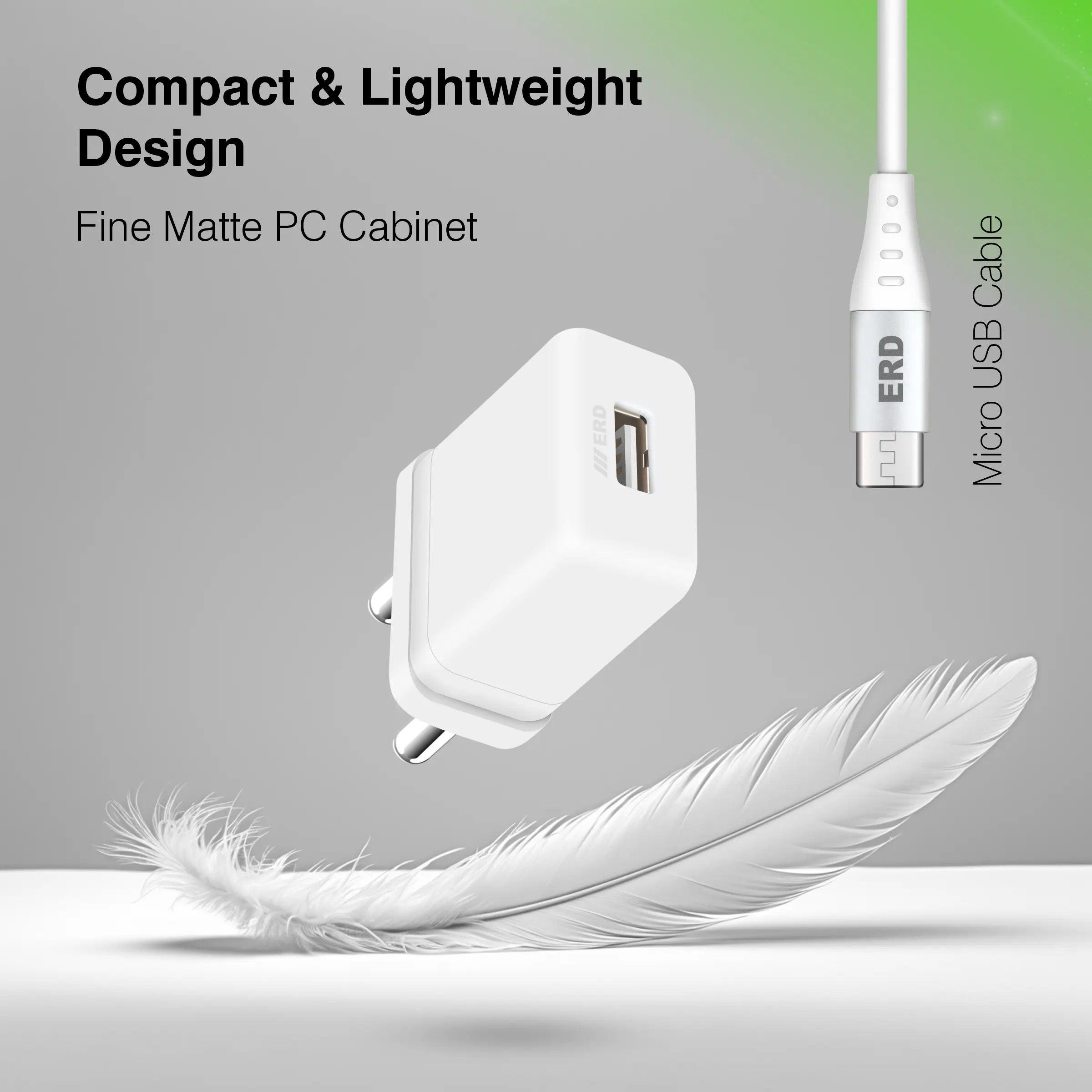 ERD TC-102 Charger With Micro USB 5V/2Amp (10W)